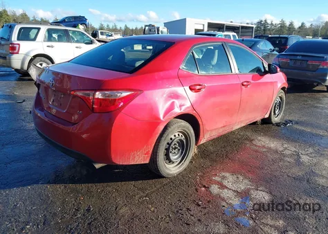 2018 Toyota Corolla Le из США, поврежденный, VIN 2T1BURHE9JC014083